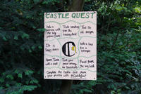 Castle Quest Sign